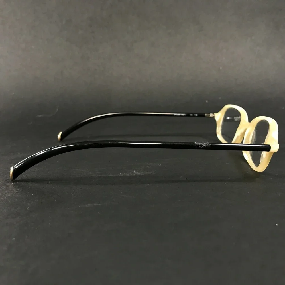 Donna Karan 8814 729 Eyeglasses Frames Ivory Black Rectangular 42-20-135